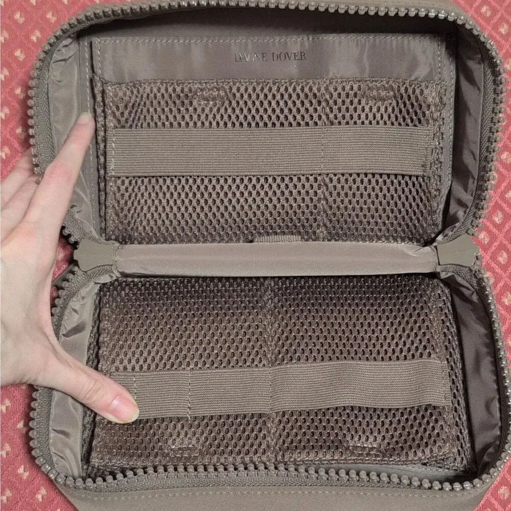 Dagne Dover Ace Pouch Large Dune Travel Organizer Zip Pouch DD823815103